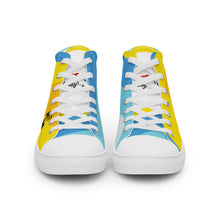 Load image into Gallery viewer, Men’s high top Dragon JV canvas shoes
