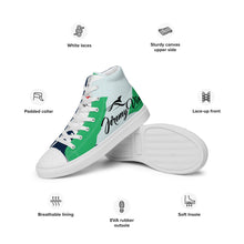 Load image into Gallery viewer, Men’s high top Jeremy Vine Dragon canvas shoes
