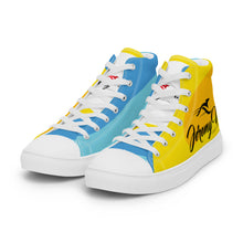 Load image into Gallery viewer, Men’s high top Dragon JV canvas shoes